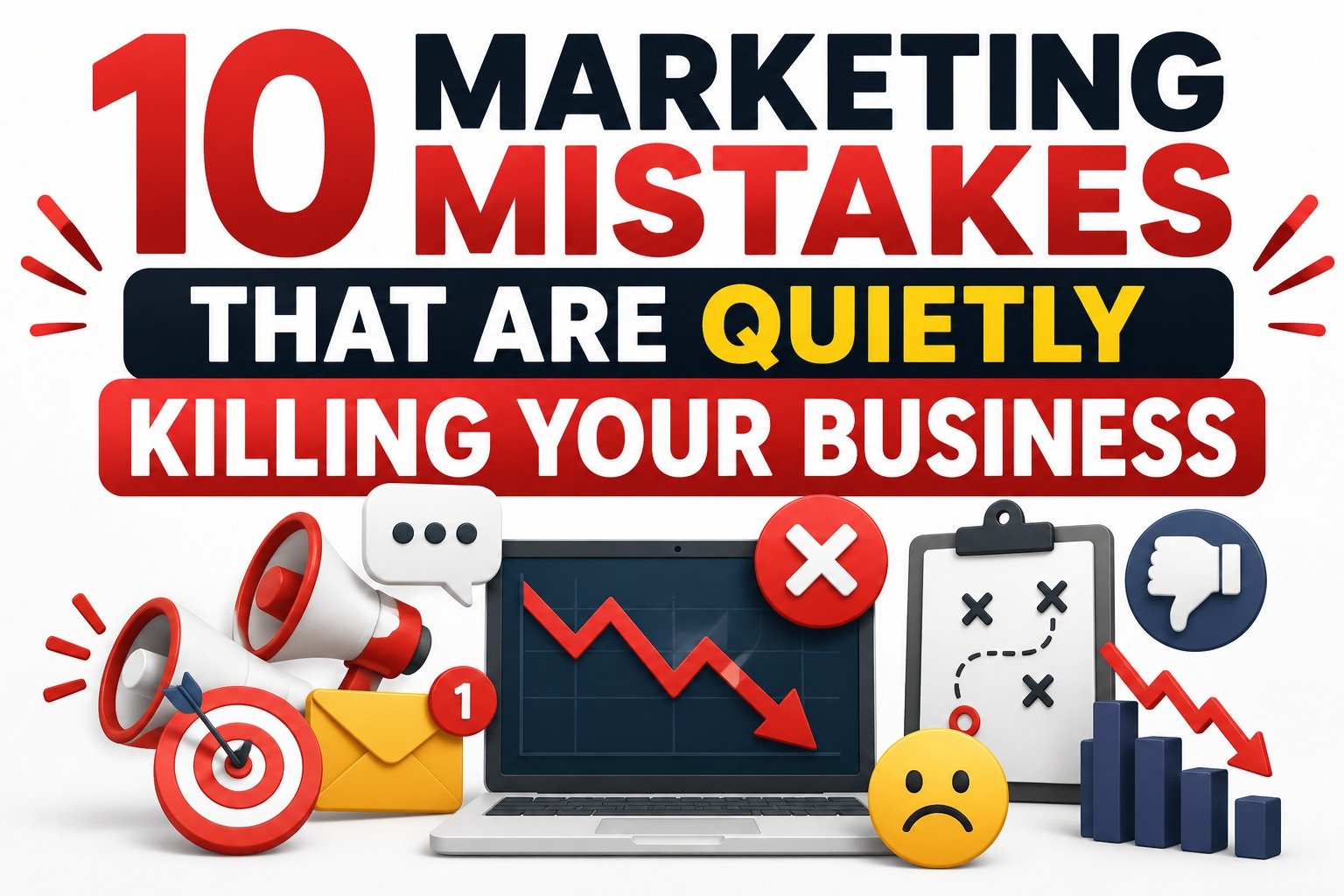10 marketing mistakes that are quietly killing your business