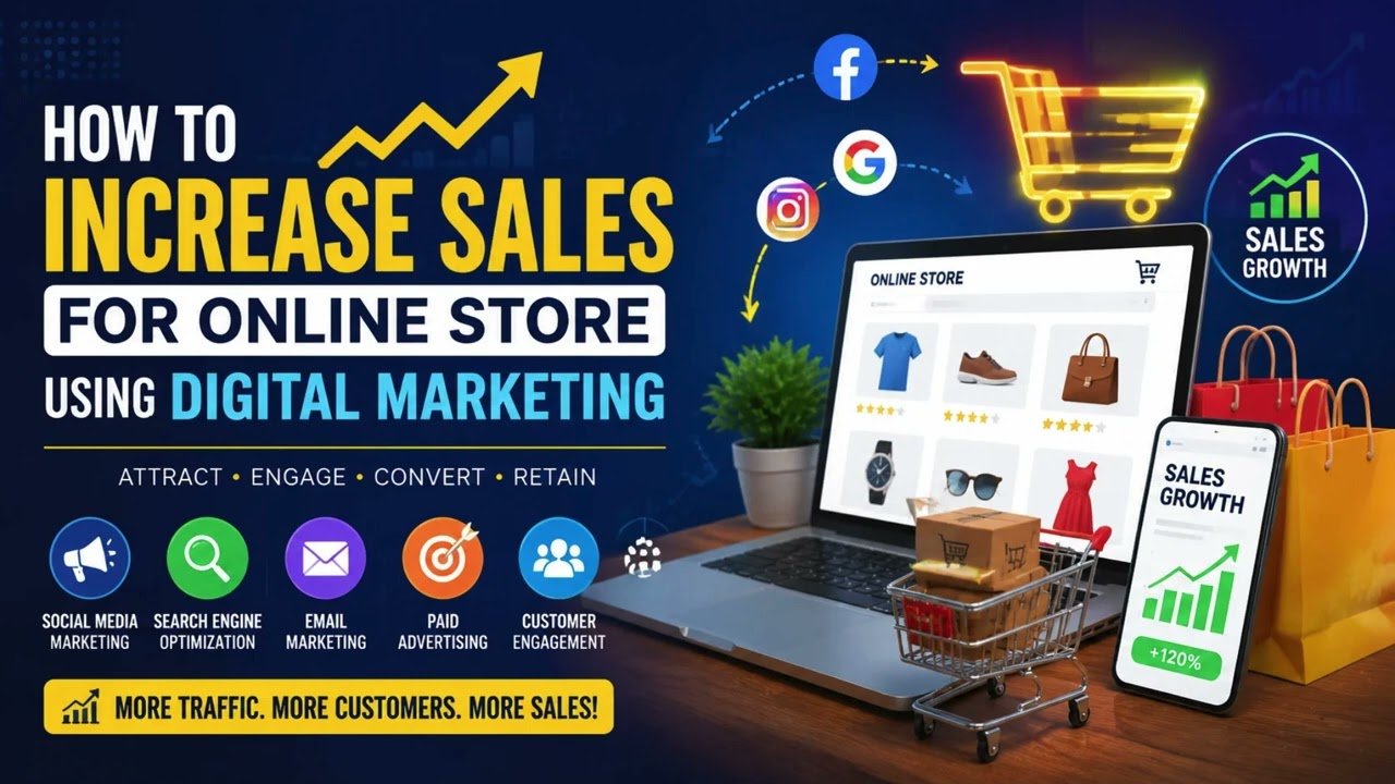 How to increase online sales with digital marketing