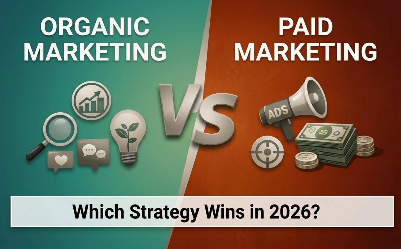 Organic vs paid marketing: which one actually wins in 2026
