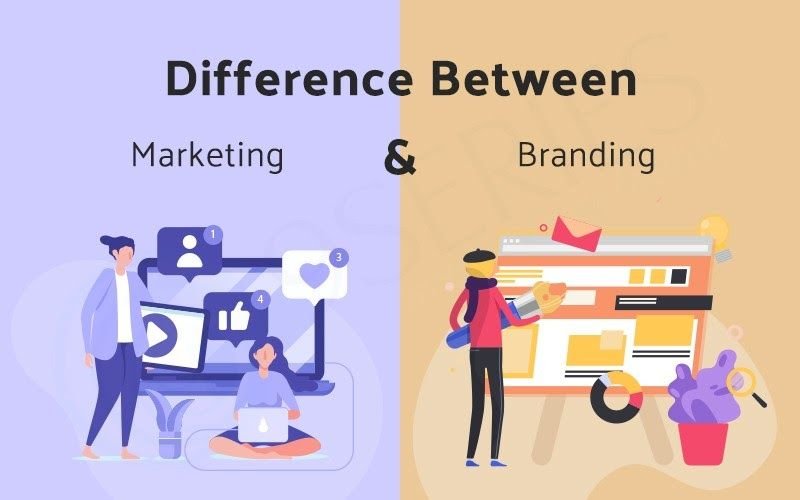 The difference between branding and marketing